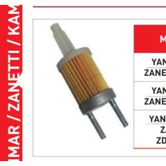 FILTRI GASOLIO D78.04.44302 YANMAR L70 ZANETTI ZDM 78 | Newgardenstore.eu