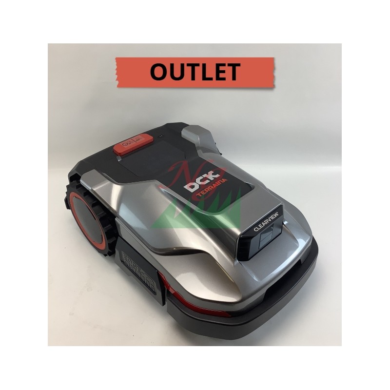 OUTLET - EXPO - Robot tagliaerba DCK E800 AUTONOMO 800mq Wi-Fi - 4G - Bluetooth LiDAR AI