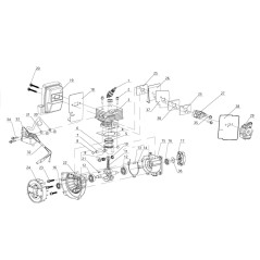 03010080041\n1E34FCN EBV280 03010080041 Tornillos originales del cárter del motor BLUE BIRD | Newgardenstore.eu