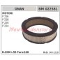 ONAN air filter for engine mounted on tractor P 216 218 220 224 022581