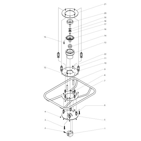 ANTIVIBRANTE 25X30 M6X13 M-M 55 SH 180420 ORIGINALE BLUE BIRD | Newgardenstore.eu