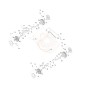 00701
Enjoliveur de roue avant Taurus 46 dents, nouveau modèle 00701, Blue Bird d'origine