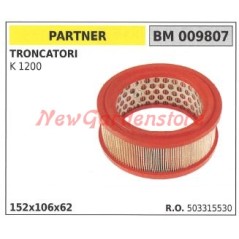 PARTNER air filter for K 1200 K1200 cut-off saw 009807