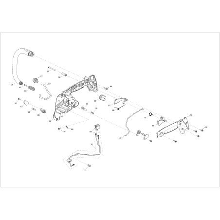 Tubo de cebado CSP280T-58 ORIGINAL BLUE BIRD | Newgardenstore.eu
