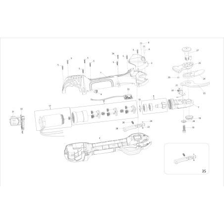 Moteur Blue Bird d'origine 7011603860009 | Newgardenstore.eu