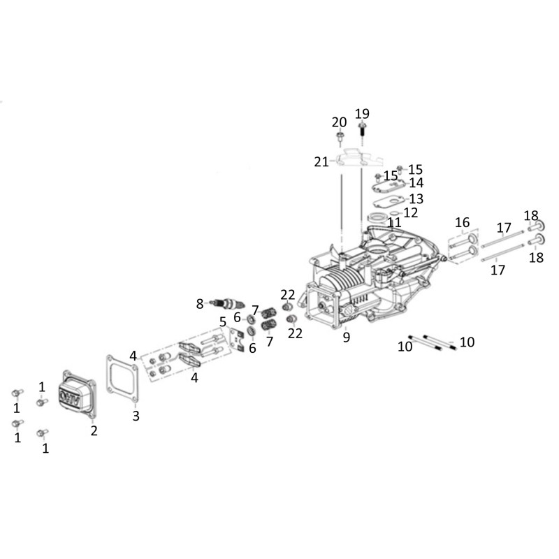 SPARK PLUG (F7RTC) 270960014-0001 ORIGINAL BLUE BIRD