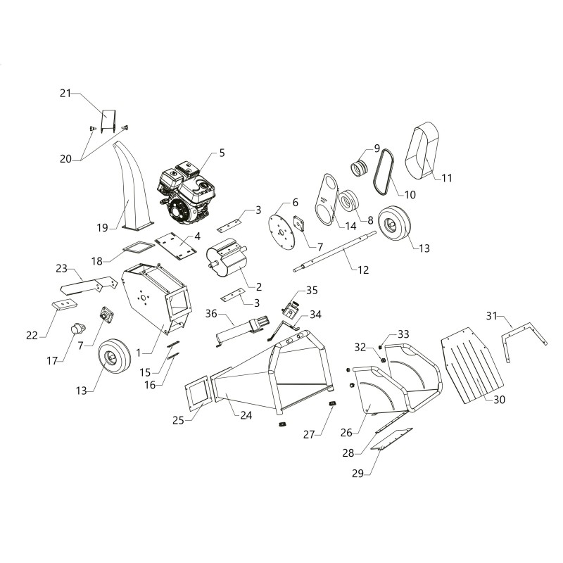 MOTOR ORIGINAL BLUE BIRD G200F 882670