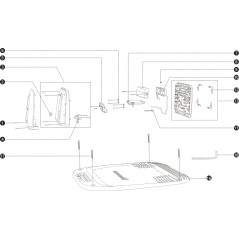 ACCESORIO DE CARGA ORIGINAL BLUE BIRD NAVIMOW SERIE H AB12.05.00.0087 | Newgardenstore.eu