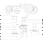 STAFFA MONTAGGIO BATTERIA SERIE X4 AB12.06.00.0089 ORIGINALE BLUE BIRD