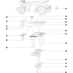 VITE CON RONDELLA M4X16 T.NOX-X4 AB12.06.00.0119 ORIGINALE BLUE BIRD | Newgardenstore.eu