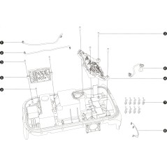 ORIGINAL BLUE BIRD TRAKTIONSSTEUERPLATINE KABEL SERIE I AB12.07.00.0036 | Newgardenstore.eu