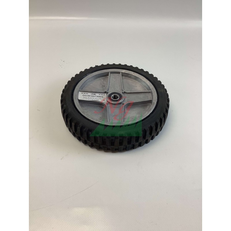Roue en aluminium d'origine pour tondeuse à gazon Stiga Turbo Iseki SR Quattro 381007368/0