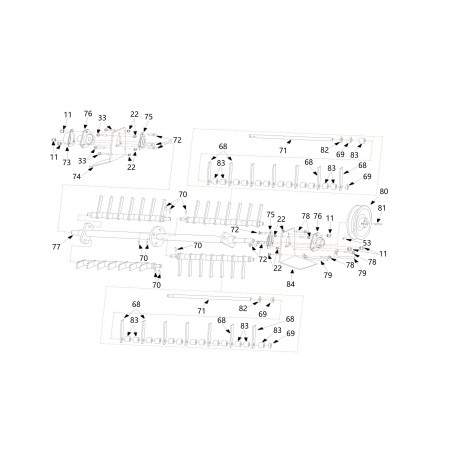 TAPA DE COJINETE ORIGINAL BLUE BIRD BS51S R202007 | Newgardenstore.eu