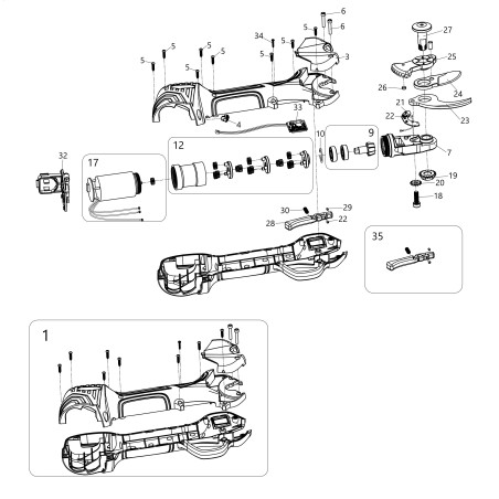 COMPLETE ENGINE 9A01000758000 ORIGINAL BLUE BIRD | Newgardenstore.eu