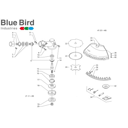 4-SECTOR DISC D.230 SKS 5 SP. 1.4 600260 ORIGINAL BLUE BIRD | Newgardenstore.eu
