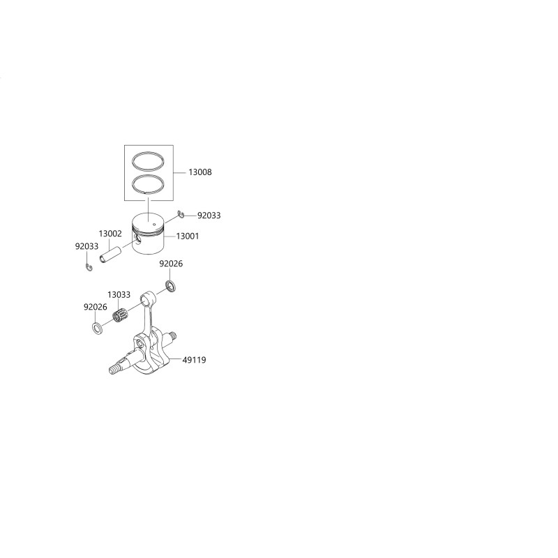 13001-2174
PISTÓN ORIGINAL BLUE BIRD PARA TJ27E 13001-2174