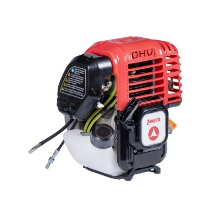 Complete petrol engine ZBM35 ZANETTI 4-stroke OHV 31cc centrifugal clutch d76.3 | Newgardenstore.eu