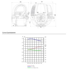 Moteur essence complet ZBM35 ZANETTI 4 temps OHV 31 cm3 embrayage centrifuge d76.3 | Newgardenstore.eu