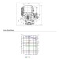 Motore completo ZBM40 ZANETTI 35 cc albero orizzontale autoavvolgente 76.3 mm