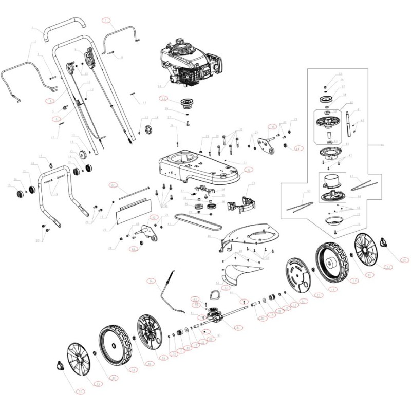 101358 - MANICO SUPERIORE X 94770 ORIGINALE AMA