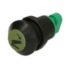 55633 - Interruptor pulsador PNEUTRON, luz verde, símbolo de elevador hacia abajo ORIGINAL AMA
