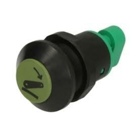 55633 - Interruttore a pulsante PNEUTRON verde chiaro, simbolo sollevatore abbassato ORIGINALE AMA