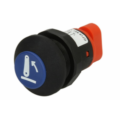 55634 - Interrupteur à bouton-poussoir bleu PNEUTRON, symbole de levage vers le haut, ORIGINAL AMA | Newgardenstore.eu