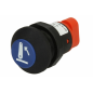 55634 - Interruptor pulsador azul PNEUTRON, símbolo de elevador hacia arriba ORIGINAL AMA