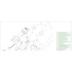 55954 - ORIGINAL AMA B&amp-S 625 ENGINE BELT COVER | Newgardenstore.eu