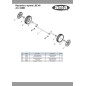 76158 - ORIGINAL AMA VORDERRAD FÜR RASENMÄHER 46 CM