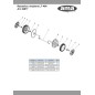 76158 - ORIGINAL AMA VORDERRAD FÜR RASENMÄHER 46 CM