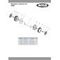 76158 - ORIGINAL AMA VORDERRAD FÜR RASENMÄHER 46 CM