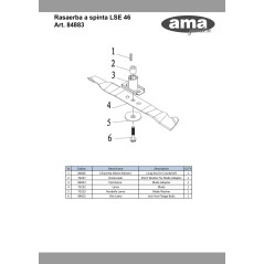 76227 - Entretoise de moyeu pour 75550/75560 d'origine AMA