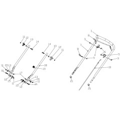 84829 - CAVO FRENO MOTORE X 75560 ORIGINALE AMA