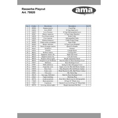 84835 - PALANCA DE TRACCIÓN PARA 79920 AMA ORIGINAL | Newgardenstore.eu