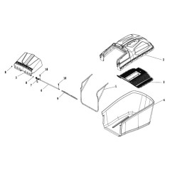 84837 - Déflecteur de panier pour 79920 AMA d'origine