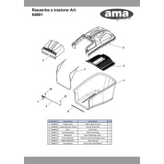 84839 - FILTRO DE CESTA INTERNO ORIGINAL AMA | Newgardenstore.eu