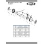 84845 - COURROIE DE TRACTION ORIGINALE AMA LTS46H
