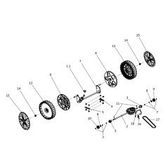 84845 - COURROIE DE TRACTION ORIGINALE AMA LTS46H | Newgardenstore.eu