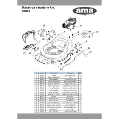 84939 - FERMO ASSALE SX. ORIGINALE AMA | Newgardenstore.eu