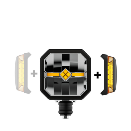 55600 - ORIGINAL AMA LED headlight with movable indicator and heated lens