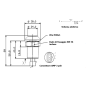 55638 - Interruttore a pulsante PNEUTRON verde, simbolo sollevatore alzato parte dx ORIGINALE AMA