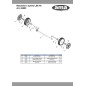 73201 - ORIGINAL AMA CUTTING HEIGHT ADJUSTMENT POM