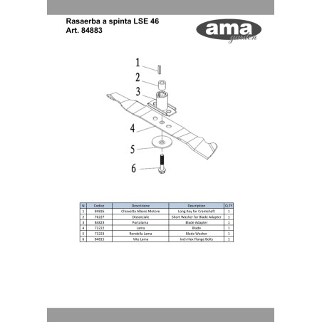 76227 - HUB SPACER FOR 75550/75560 ORIGINAL AMA