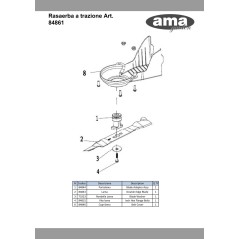 84846 - ORIGINAL AMA BELT COVER FOR LT46 | Newgardenstore.eu