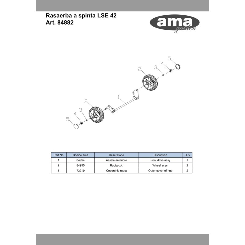 84955 - ORIGINAL AMA KOMPLETTES RAD