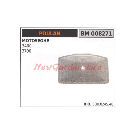 Air filter POULAN for chainsaw 3400 3700 008271