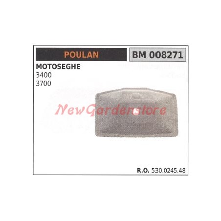 POULAN Luftfilter für Kettensäge 3400 3700 008271 | Newgardenstore.eu