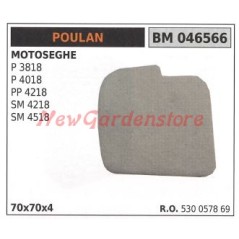 Air filter POULAN for chainsaw P 3818 4018 PP 4218 SM 4218 4518 046566