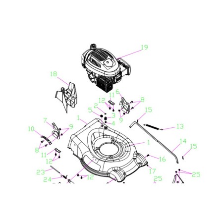 88364 - SOPORTE ORIGINAL PARA DEFLECTOR AMA